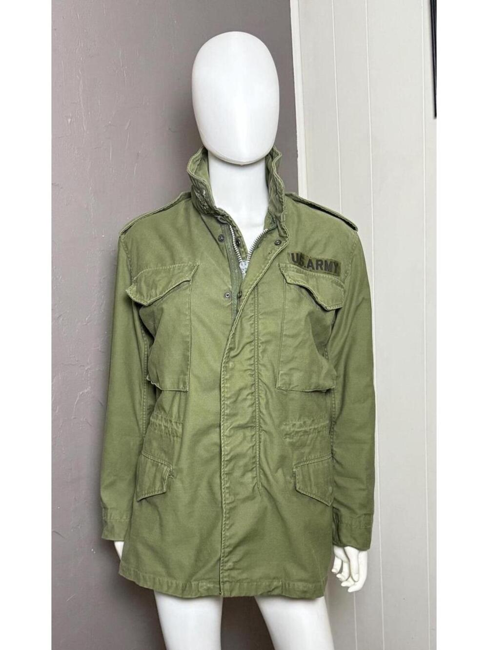 Vietnam War Army M65 Field Jacket XS tag 1967 USA Made Military